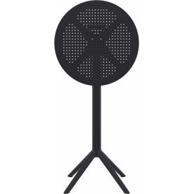 Стол пластиковый барный складной Sky Folding Bar Table 60 черный