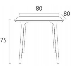 Пластиковый стол Maya