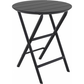 Стол пластиковый складной Helen Folding Table Ø60 черный