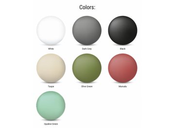 Стол пластиковый складной Helen Folding Table Ø60 черный