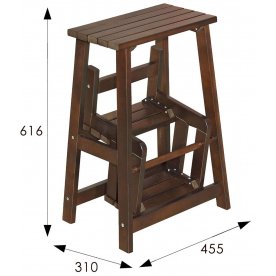 Деревянный табурет-стремянка Табурет-стремянка