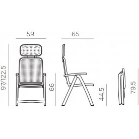 Складное кресло 003/4031402000/NO