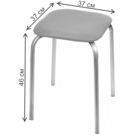 Металлический табурет Классика-3