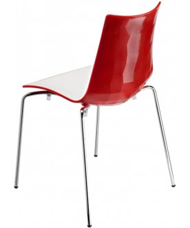Пластиковый стул Zebra Bicolore 4 legs