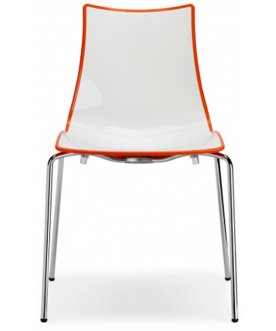 Пластиковый стул Zebra Bicolore 4 legs