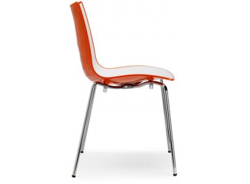 Пластиковый стул Zebra Bicolore 4 legs