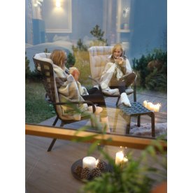 Табурет пластиковый Poggio антрацит