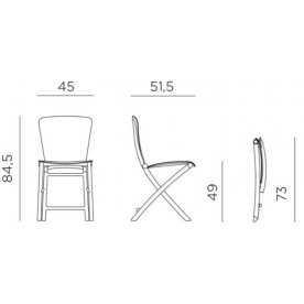 Стул складной Zac Classic