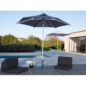 Зонт профессиональный Ø2.5 м Lido Titanium титан / антрацит