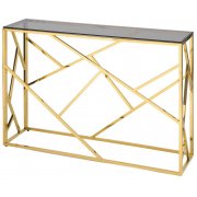 стекло smoke / сталь золото