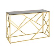 стекло smoke / сталь золото