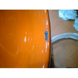 Барный стул Orion оранжевый - Уцененный экземпляр