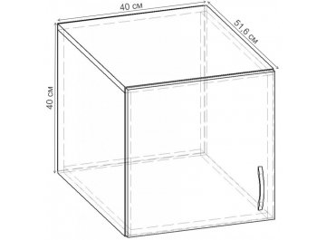 Шкаф навесной Рио-1 АН.003.400-01