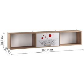 Шкаф навесной Бланка