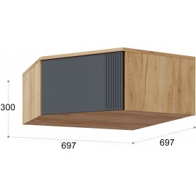 Шкаф навесной Эмилия