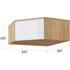 Шкаф навесной Эмилия