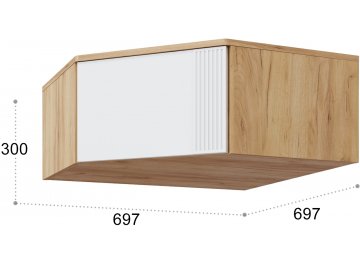 Шкаф навесной Эмилия