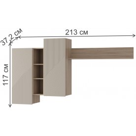 Шкаф навесной Эмилия ГМ-12