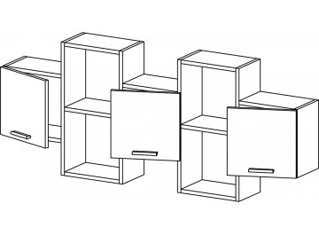 Шкаф навесной Флэш