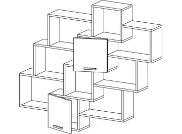 Шкаф навесной Флэш