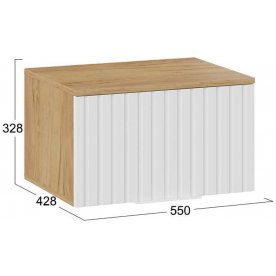 Шкаф навесной Хилтон 550 Исполнение 2.1