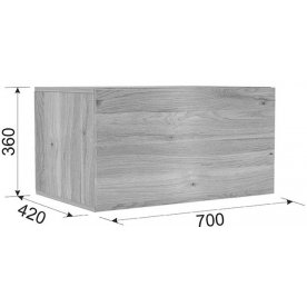 Шкаф навесной Лайк 37.01