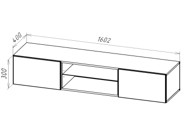 Шкаф навесной Лоук Т-33