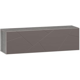 Шкаф навесной Summit НМ 014.21 10 26 ПВХ софт графит / ясень анкор темный kr