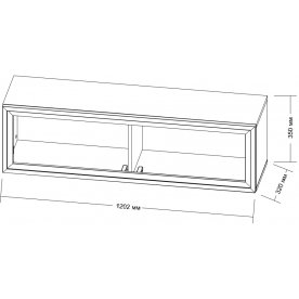 Шкаф навесной Шарлиз