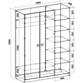 Шкаф Анастасия АН-3К