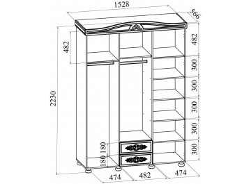 Шкаф Ассоль АС-27