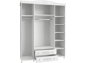 Шкаф распашной Ассоль АС-28 белое дерево