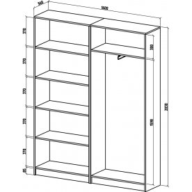 Шкаф Бостон-17