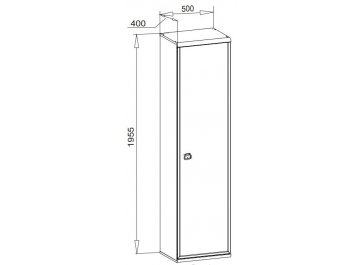 Шкаф Индиана JREG1D