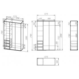 Шкаф Мебелайн-14