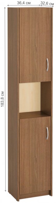 Шкаф Милана-16 левый ясень темный