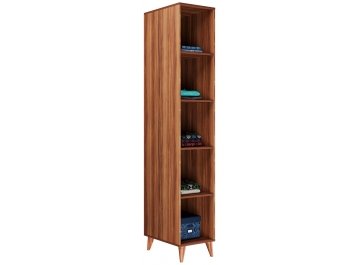 Шкаф-пенал Rose слива валис / белый матовый