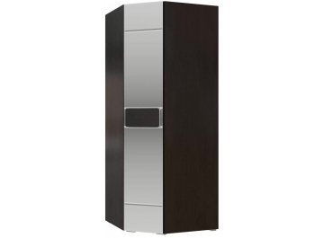 Шкаф угловой Престиж 87 угловой жемчужный лен / венге