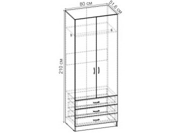 Шкаф Рио-2.9 ШР.051.800-01