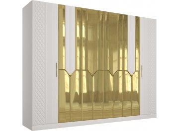 Шкаф для одежды Савелья СВЛ-02 кашемир / золото