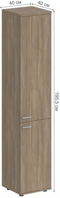 Шкаф SG.802 правый дуб темный