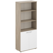 белый / дуб темный