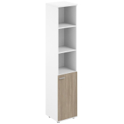 дуб темный / белый