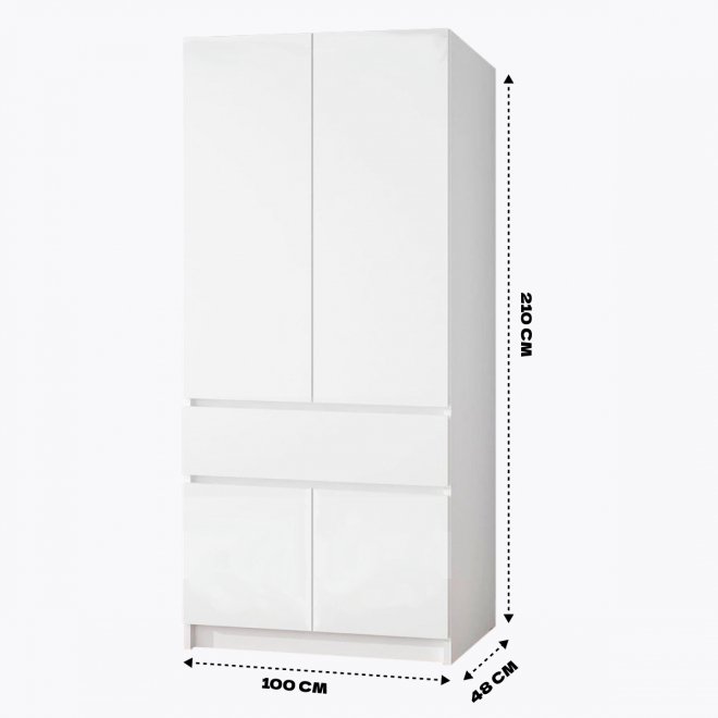 Шкаф Сура 100 белый