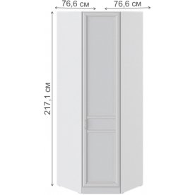 Шкаф угловой Франческа СМ-312.07.023R правый