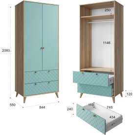 Шкаф Велламо ВО-07