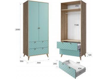 Шкаф Велламо