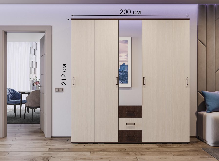 Шкаф Янина белфорт / венге