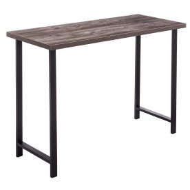 Стол барный Лофт дуб рошелье / черный матовый