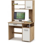 дуб сонома / белый